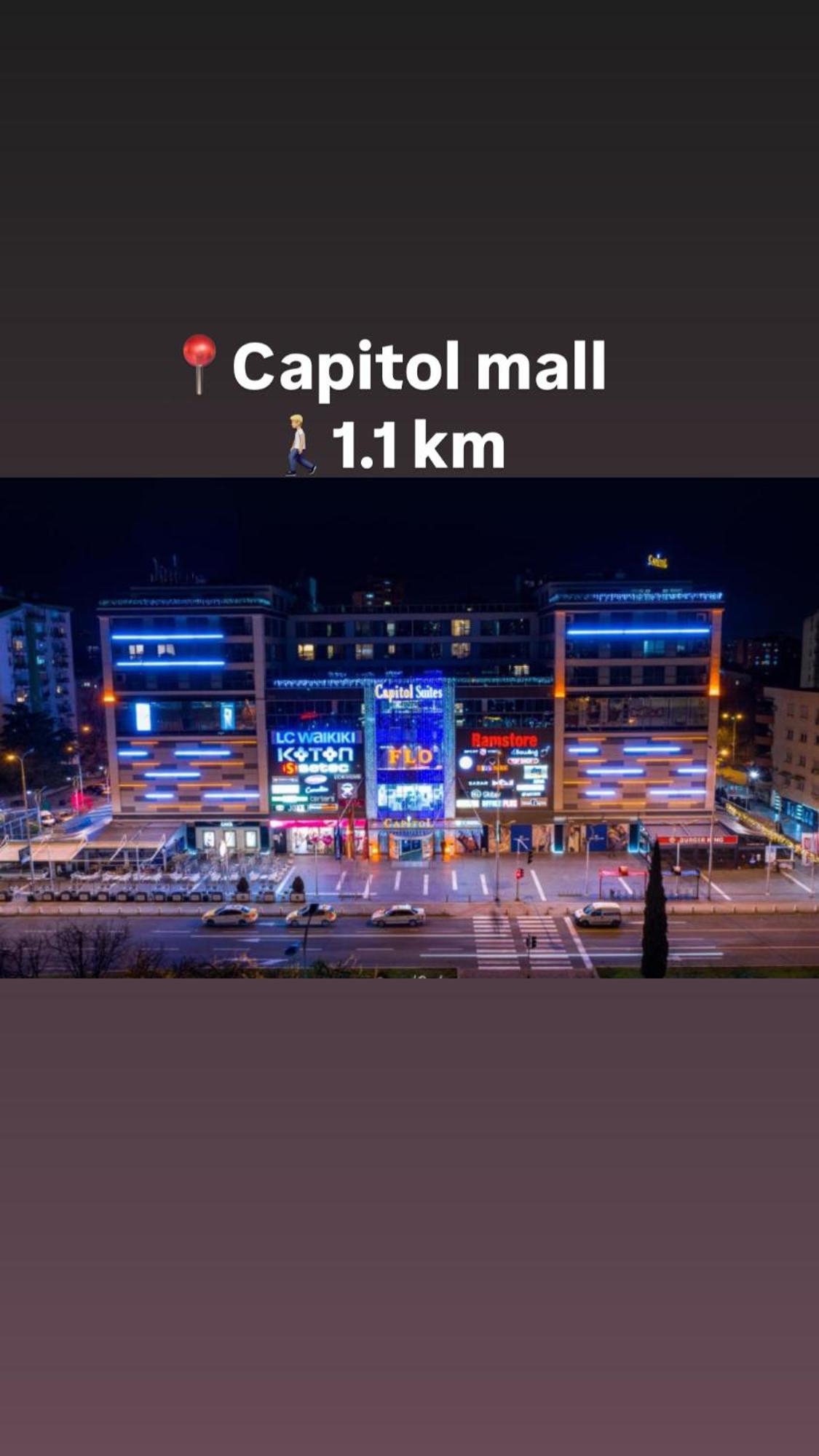 New Modern Rooftop Apartment-Free Private Parking Скоп'є Екстер'єр фото